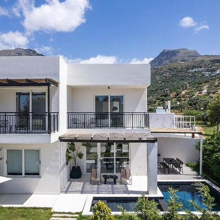Modern Villa Casa Filo Verde With Private Pool & Bbq,200M From The Beach Plakias Exteriör bild