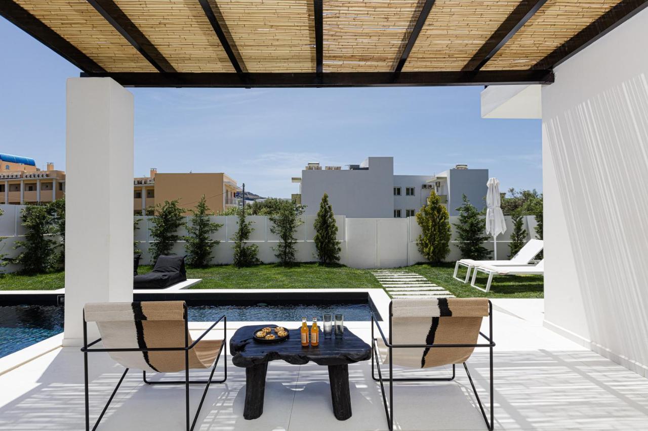 Modern Villa Casa Filo Verde With Private Pool & Bbq,200M From The Beach Plakias Exteriör bild