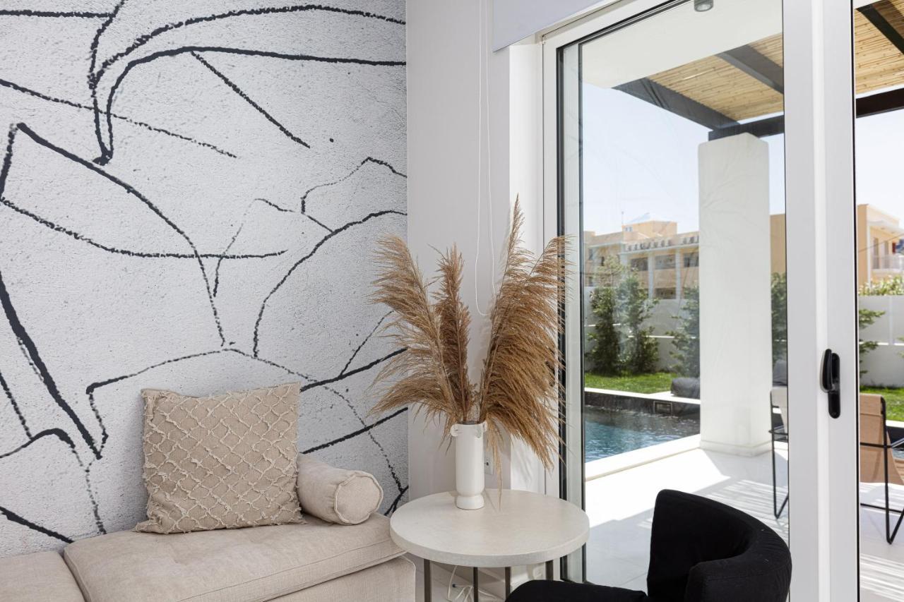Modern Villa Casa Filo Verde With Private Pool & Bbq,200M From The Beach Plakias Exteriör bild