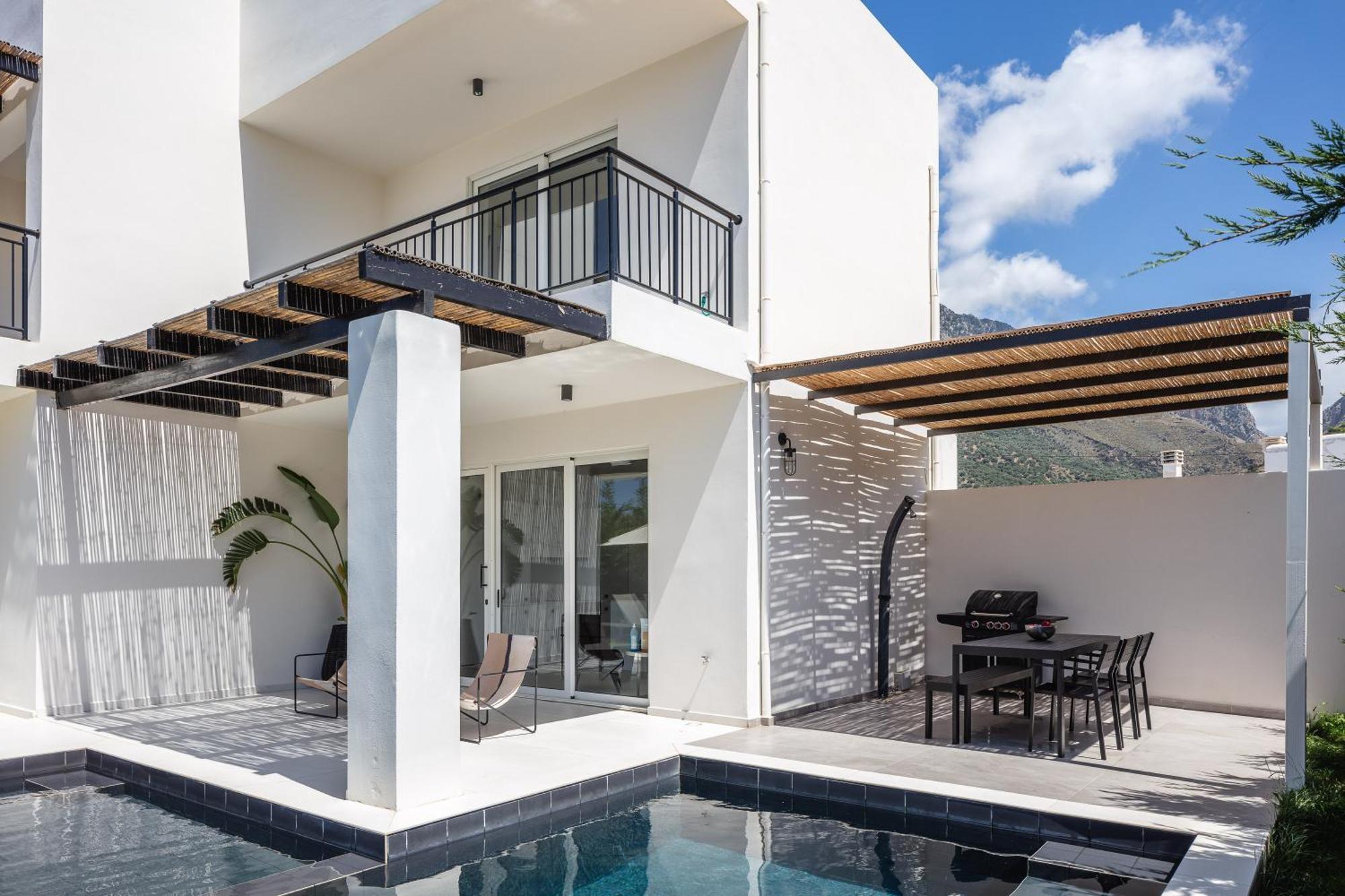 Modern Villa Casa Filo Verde With Private Pool & Bbq,200M From The Beach Plakias Exteriör bild