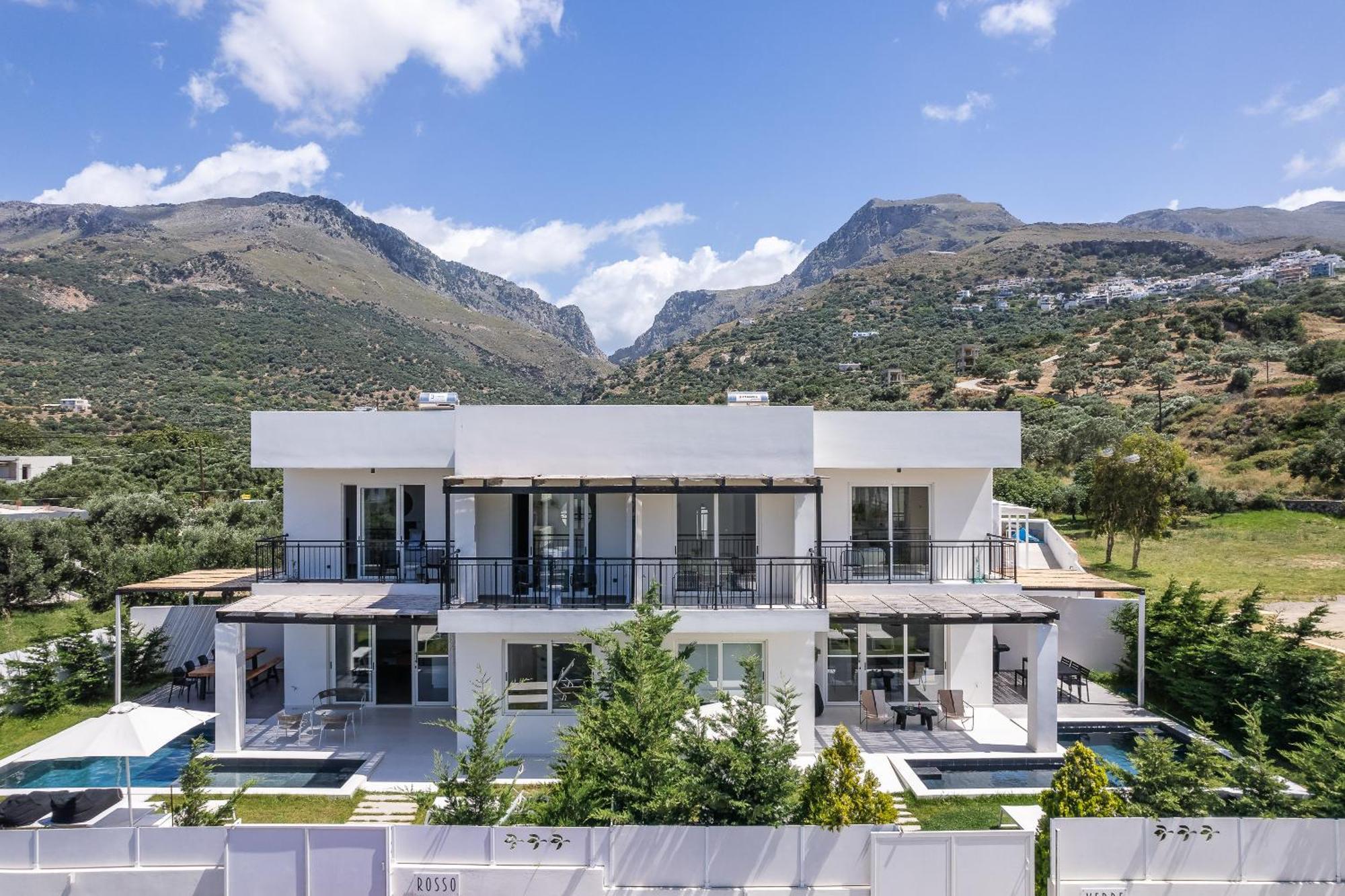 Modern Villa Casa Filo Verde With Private Pool & Bbq,200M From The Beach Plakias Exteriör bild